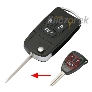 Chrysler 041 - surový klíč - Chrysler-Dodge-Jeep